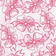 Seamless pattern with gift ribbons