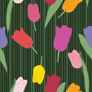 Tulips pattern