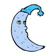 sleepy moon comic cartoon N6