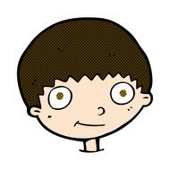 comic cartoon happy boy N71