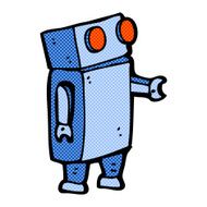 comic cartoon robot N60