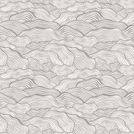 Seamless pattern with wavy scale texture N6