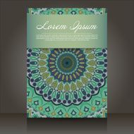 modern abstract colorful flyer N4