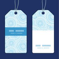 Vector doodle circle water texture vertical stripe frame pattern tags