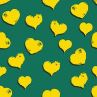 Vector Seamless Hearts Pattern Background N29