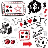 Sketchy gambling icons