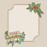 Merry Christmas Background Vector Illustration N3