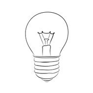 hand-drawn lightbulb N2