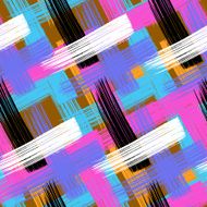 Vector seamless bold plaid pattern N5