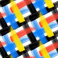 Vector seamless bold plaid pattern N6