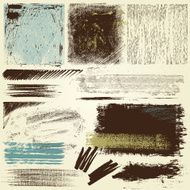 Abstract Grunge Elements