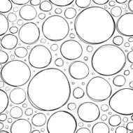 Bubbles seamless background