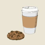Coffee And Chocolate Cookie N2