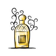 Sketch of perfume bottle for your design N3