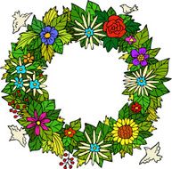 Floral wreath