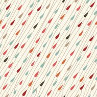 colourful rain seamless pattern
