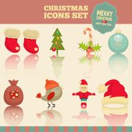 Christmas icons set N118