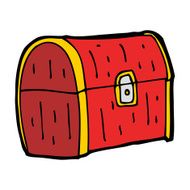Cartoon Treasure Chest N26