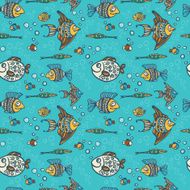 vector underwater seamless pattern
