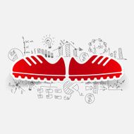 Drawing business formulas sneakers N27