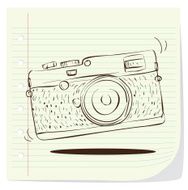 Retro Camera Doodle