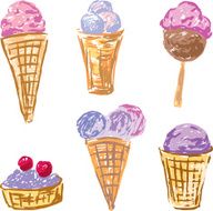 Ice cream doodles N2