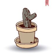 vase of flowers Vector illustration N15