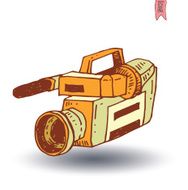 camcorder icon vector illustration N2