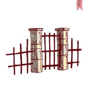 gate icon vector illustration N4