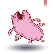 cartoon monster vector illustration N13