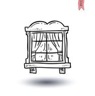 Window set doodle Vector illustration N21