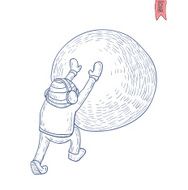 Snowman Vector Illustration N4