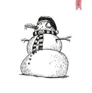 Snowman Vector Illustration N6