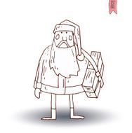 Santa Claus Vector Illustration N8
