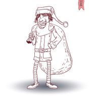 Santa Claus Vector Illustration N11