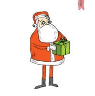 Santa Claus Vector Illustration N12