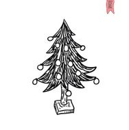 Christmas Tree Vector Illustration N7