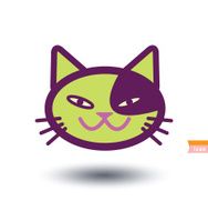 cat icon vector illustration N36