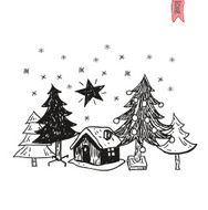 Christmas Tree Vector Illustration N9