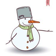 Snowman Vector Illustration N7