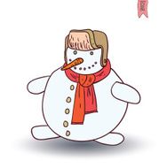 Snowman Vector Illustration N8