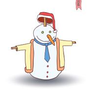 Snowman Vector Illustration N9