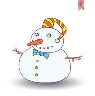 Snowman Vector Illustration N10