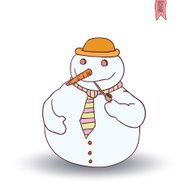 Snowman Vector Illustration N11