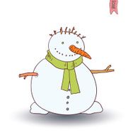 Snowman Vector Illustration N12