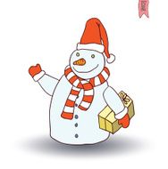 Snowman Vector Illustration N14