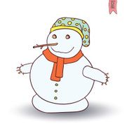Snowman Vector Illustration N15