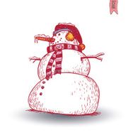 Snowman Vector Illustration N17