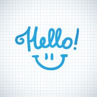 hello lettering N9