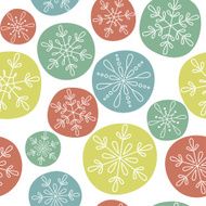 Snowflakes seamless background N2